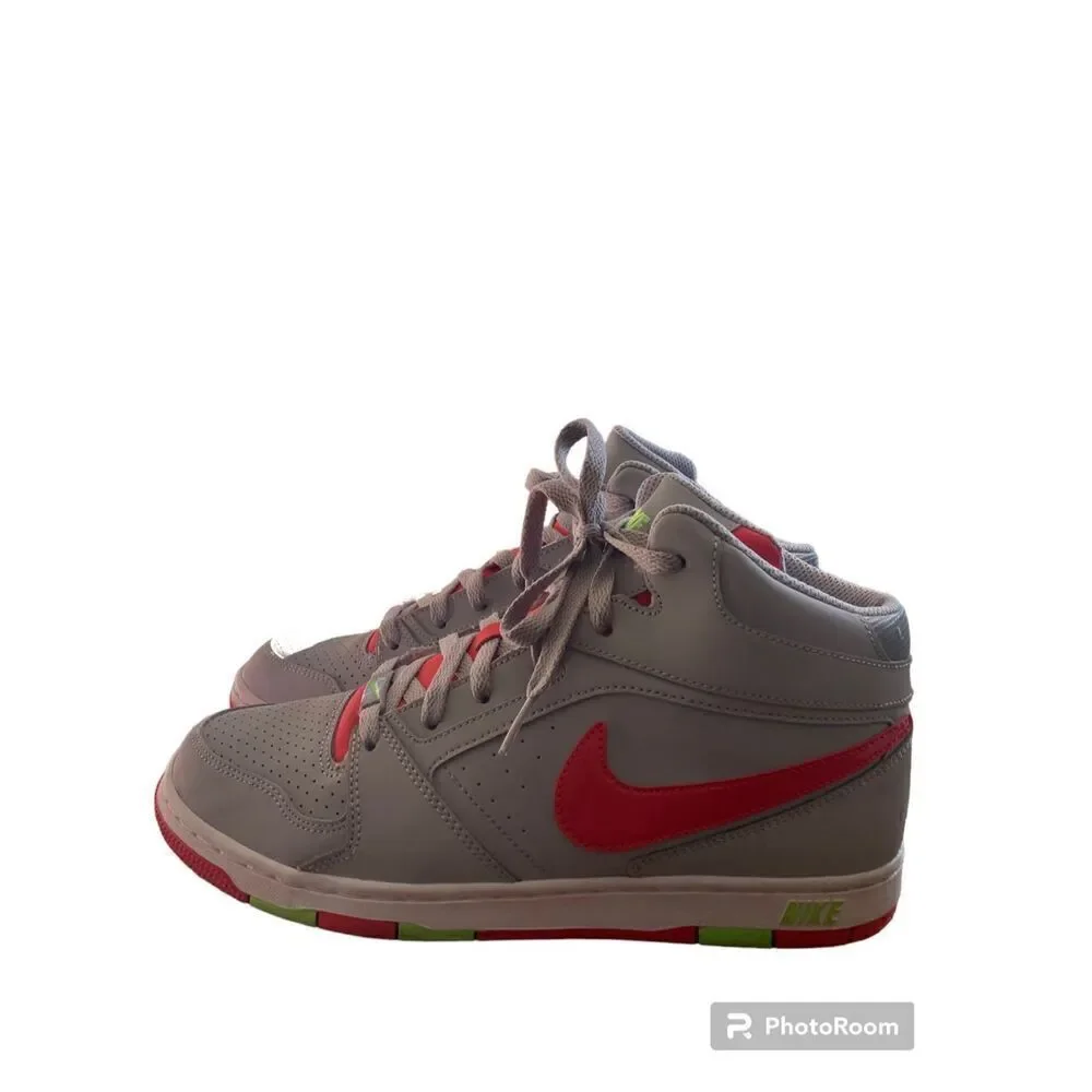 NIKE PRESTIGE High Top Shoes Youth 9.5 gray/red